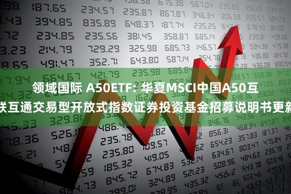 领域国际 A50ETF: 华夏MSCI中国A50互联互通交易型开放式指数证券投资基金招募说明书更新